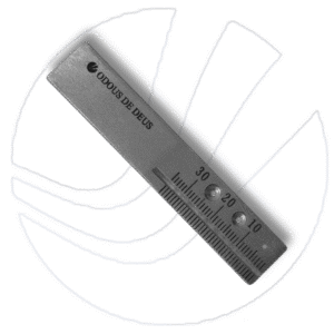 Régua Endodôntica 3 furos