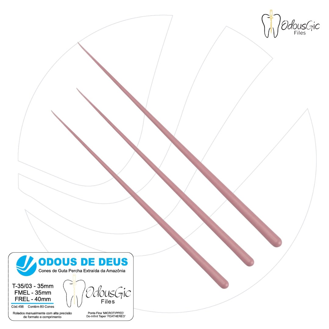 Cones de Guta Percha Kit Odous Gic (T35/03 , FMEL, FREL)